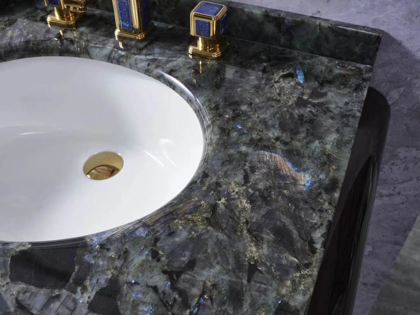 blue jade marble vanity top