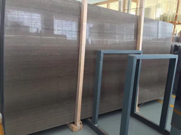Grey Wood Marble Slab