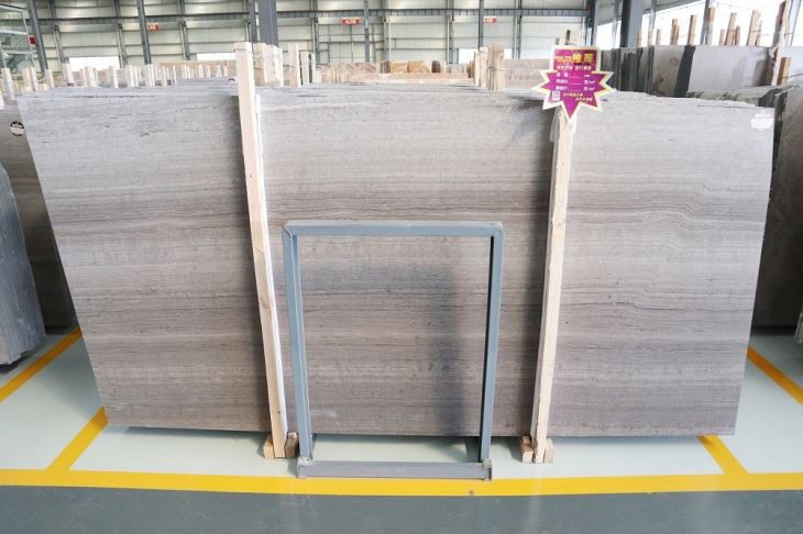 Grey Wood Marble Slab