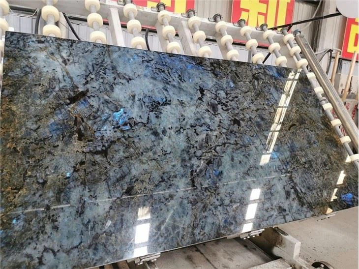Labradorite countertop cut to size