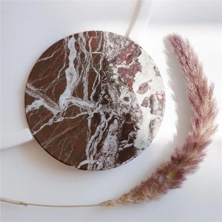 Rosso Levanto Marble Table