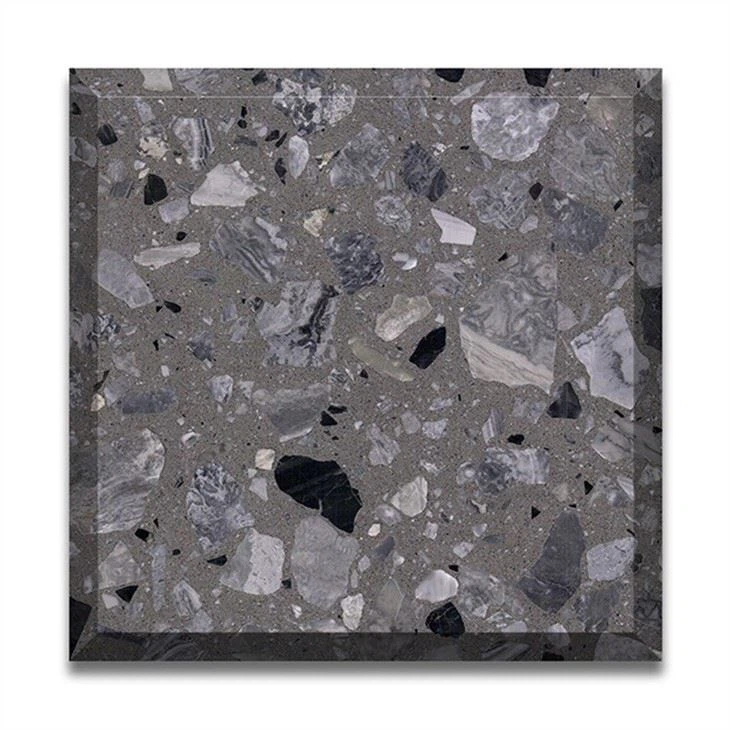 Cheap Grey Floor Terrazzo Tile Slab