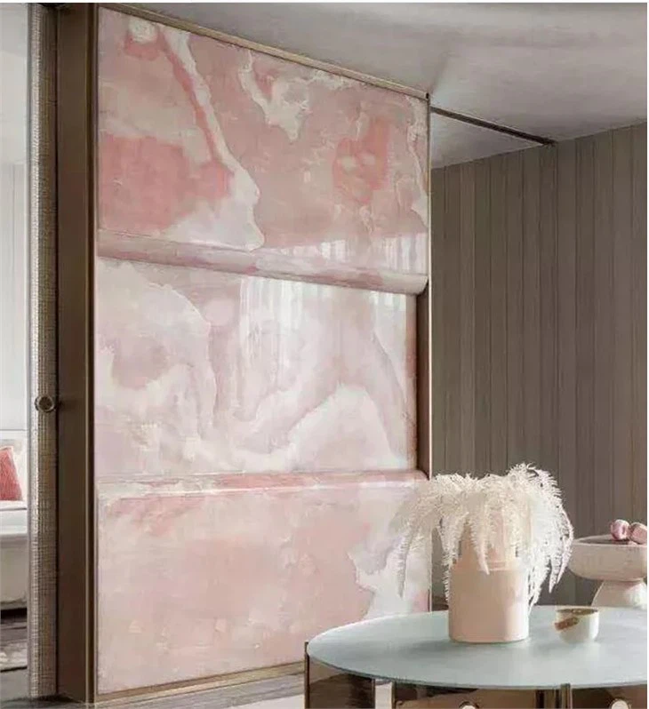 Pink Onyx Purple Jade Onyx Marble For Decoration Wall And Floor